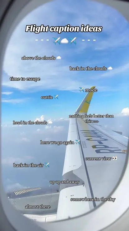 401+ Best Flight, Airplane & Travel Captions Funny • Short • Cute • Aesthetic • Inspirational • Airport • Window Seat • First Flight