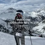 Hit the slopes with confidence using these ski Instagram captions designed for every winter adventure. Whether you're carving through fresh powder, relaxing at a luxury ski resort, enjoying après-ski vibes, or celebrating your first time skiing, you'll find creative captions that match every snowy moment. From scenic mountain views to cozy cabin escapes, these captions help you express your personality, increase engagement, and make your Instagram, TikTok, Facebook, or Threads posts more memorable. Save your favorites and let every winter photo tell an unforgettable story.