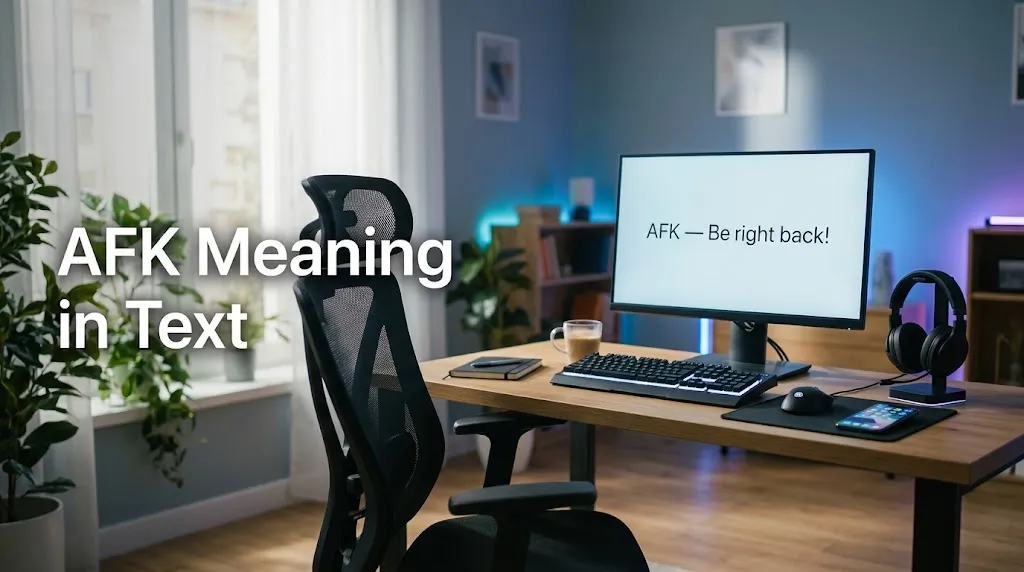 AFK Meaning in Text