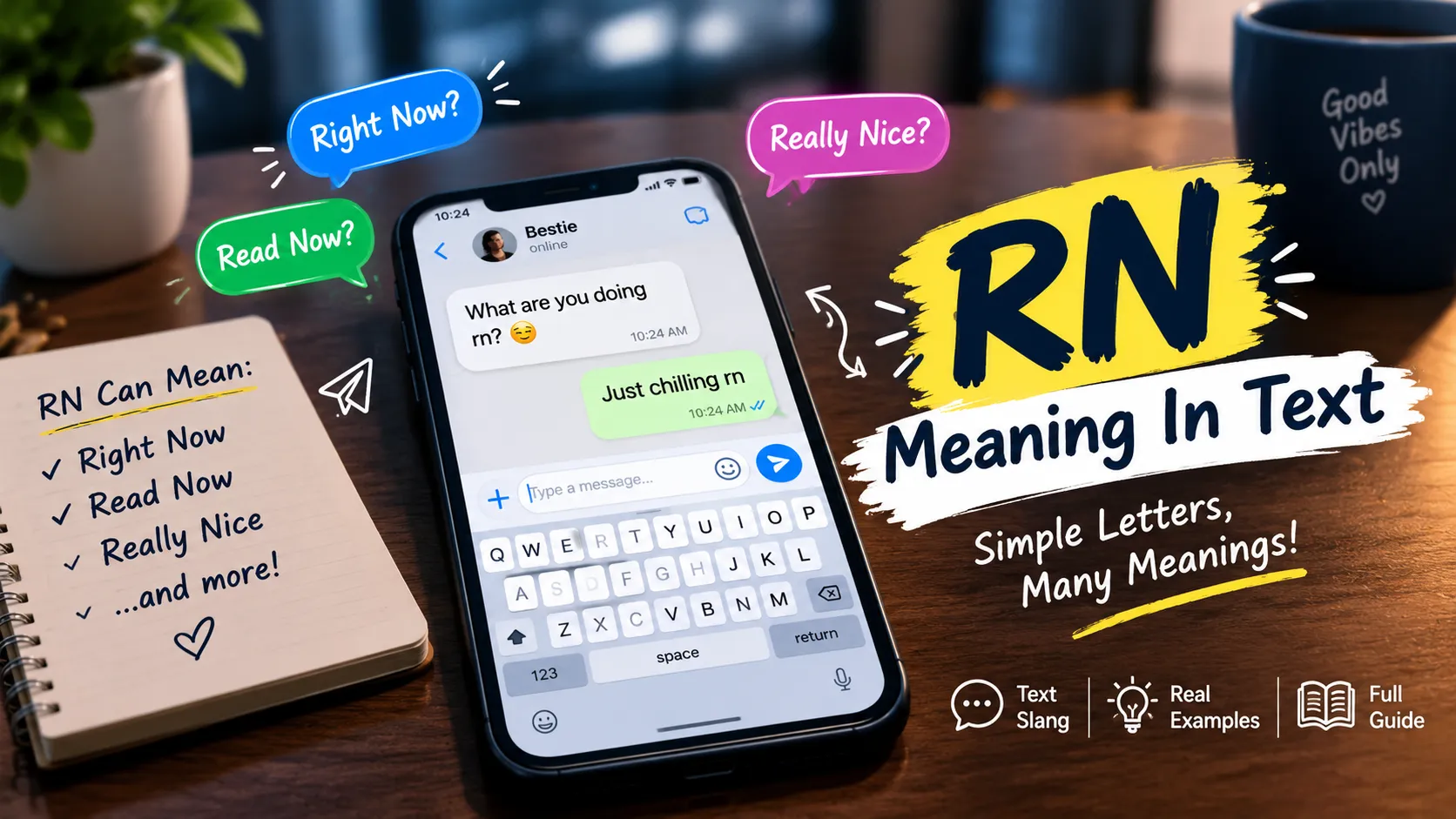 RN meaning in text