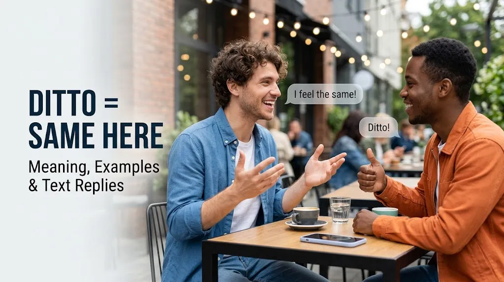 Ditto Meaning In Text