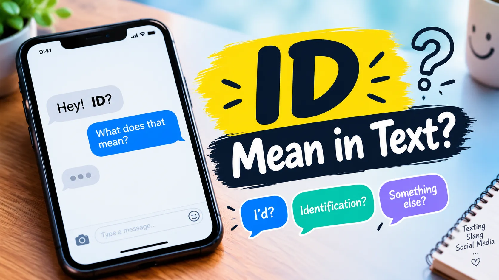 ID Mean in Text