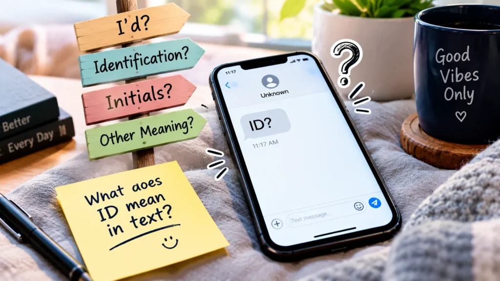 ID Mean in Text